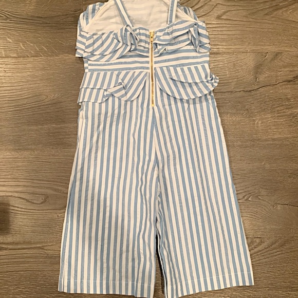 Oshkosh kids Toddler striped long pant romper - Picture 3 of 4